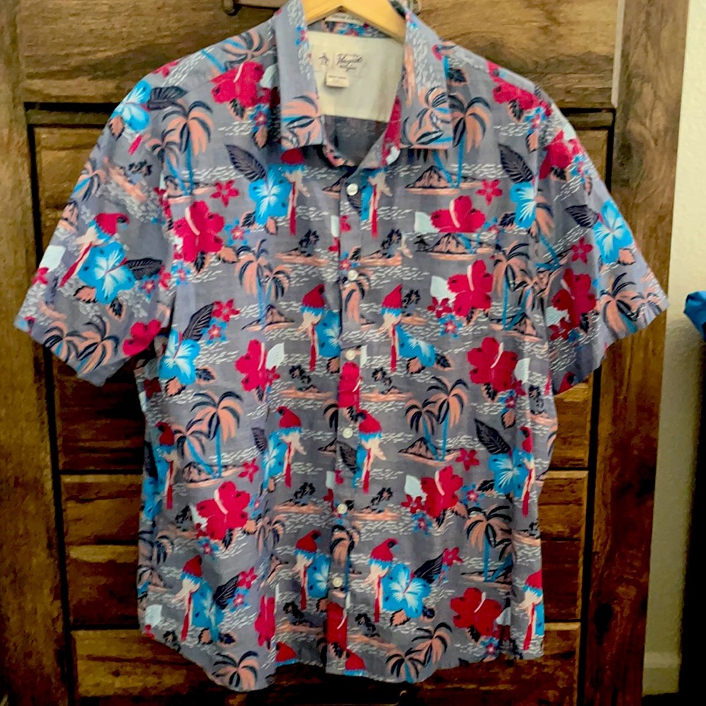 OPG, XXL, short sleeve button down,